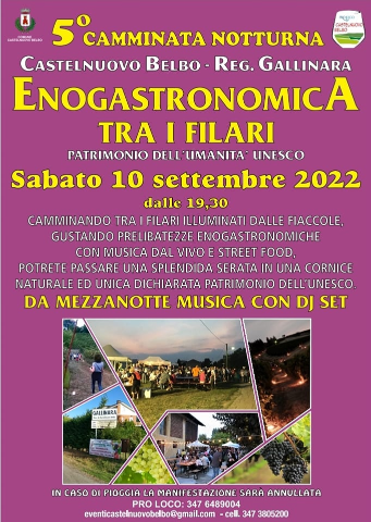 Castelnuovo Belbo | Camminata enogastronomica tra i filari (ed. 2022)