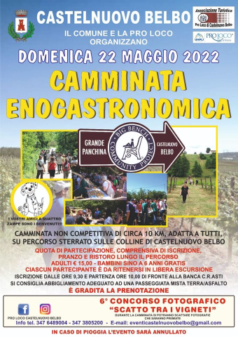 Castelnuovo Belbo | Camminata enogastronomica (edizione 2022)