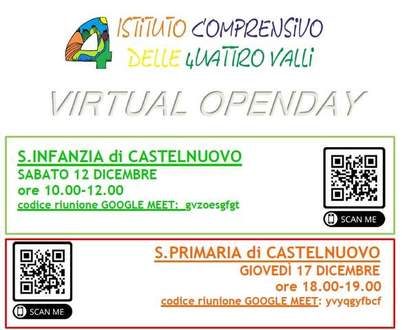 Castelnuovo Belbo | Open day dell'Istituto Comprensivo delle Quattro Valli [online]
