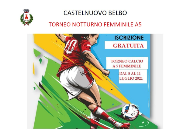 Castelnuovo Belbo | Torneo notturno di Calcio a 5 femminile 