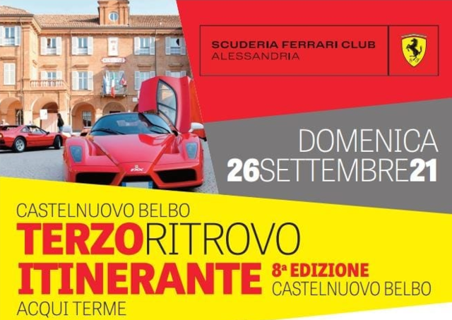 Castelnuovo Belbo | Ritrovo itinerante Ferrari - edizione 2021