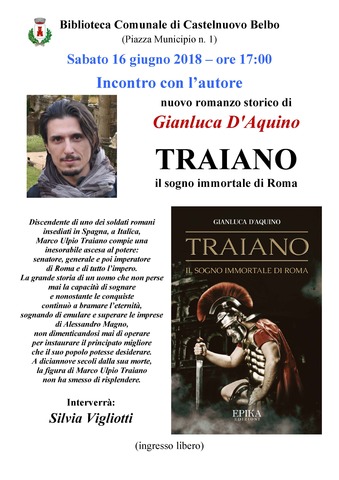 Incontro con l'autore D'acquino- Traiano il sogno immortale di Roma