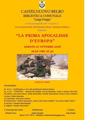 Commemorazione centenario della grande guerra 1918-2018