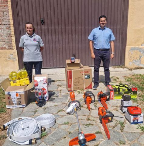 La Protezione Civile di Castelnuovo Belbo rinnova l'attrezzatura, le divise ed i dpi